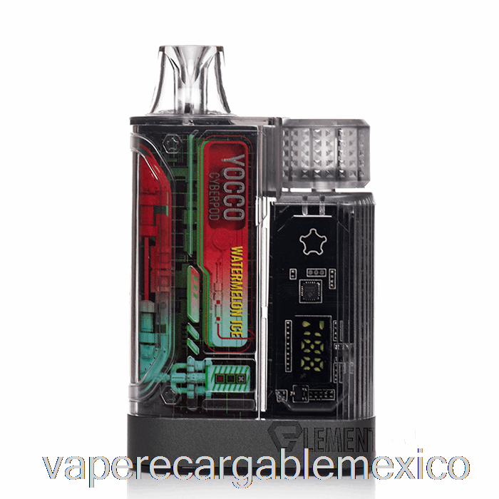 Vape Recargable Yocco Cyberpod 12000 Desechable Sandía Hielo